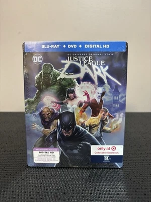 Justice League Dark Steelbook + Blu-ray + DVD Brand New Sealed - Image 1 of 4