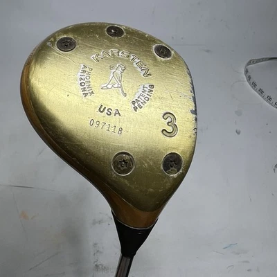 Ping Zing Karsten Blonde 3 Wood Driver Steel Shaft Reg Flex RH Golf Club - Image 1 of 4