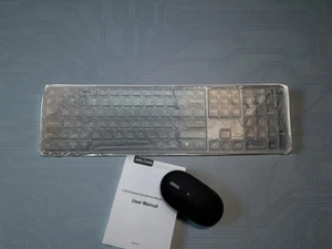 Jelly Comb Wireless Keyboard and Mouse Combo 2.4G (Black & Grey) - Picture 1 of 3