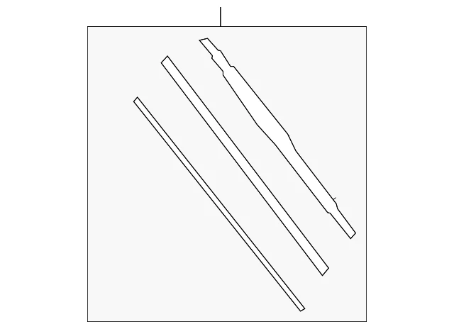 Limpiaparabrisas de pasajeros genuino Kia 00009-ADU18KA Foto 1 de 2