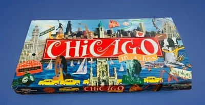 🎲 Chicago in a Box -Real Estate Trading Game - Monopoly Style Board Game - Image 1 of 4