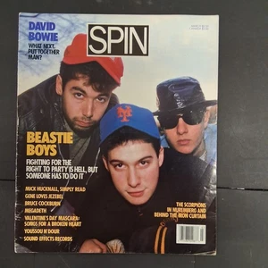 SPIN Magazine BEASTIE BOYS March 1987 Vol. 2.12 David Bowie SCORPIONS Megadeth - Picture 1 of 10