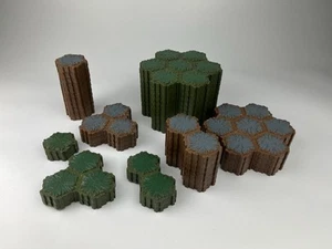 Lot of HeroScape Stone & Swamp Tiles Lot - Picture 1 of 5
