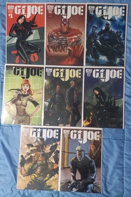 GI Joe (2014 IDW Volume 4) #1,2,3,4,5,6,7,8 NM Série Completa Run Sub Variants - Imagem 1 de 4