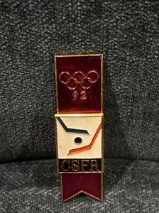 BARCELONA 1992 Czecho and Slovakia Federation Republic CSFR OLYMPIC PIN RARE!!! - Picture 1 of 2