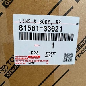 2016 Lexus ES350 ES300h Genuine OEM LH Left Tail Light Lamp Assembly 81561-33621 - Picture 1 of 6