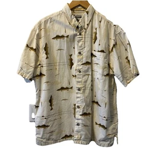 Columbia Herren Large Button Up River Lodge Angeln Kurzarm Hemd - Bild 1 von 15