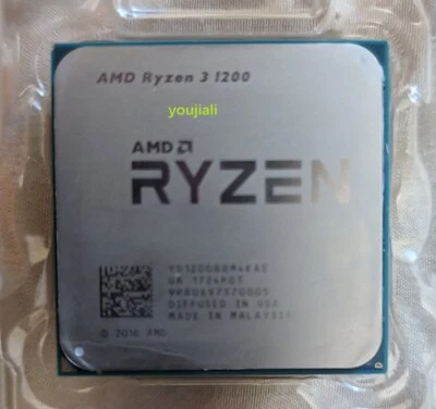 AMD Ryzen 3 1200 R3 1200 CPU 3.1GHz 4 Core 3400MHz YD1200BBM4KAE 65W Processor - Image 1 of 2