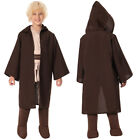 Obi Wan Kenobi Jedi Knight Cosplay Kids Costume Halloween Outfit Gift
