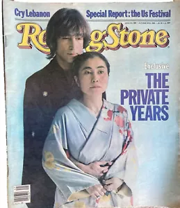 ROLLING STONE Magazine John Lennon, The Private Years, October 1982 - Picture 1 of 4