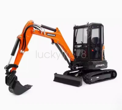 1:25 DOOSAN DX27Z Crawler Excavator Equipment Contruction Machine Diecast Model - Image 1 of 4