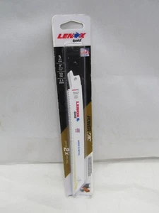 Paquete de 5 hojas de sierra recíprocas Lenox Gold Power Arc 8" 10TPI madera y metal - Imagen 1 de 4