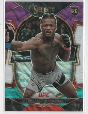 2023 Panini Select UFC Terrance McKinney RC CARD ROOKIE Tri-Color Prizm