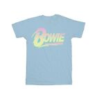 David Bowie Girls Neon Logo Cotton T-Shirt (BI15668)