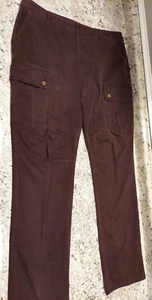 Frye & Co Men's Brown Cargo Pants 36X32 - Picture 1 of 9