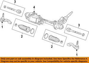 Cadillac GM OEM 13-15 ATS Steering Gear-Inner Tie Rod End 22789023 - Picture 1 of 1