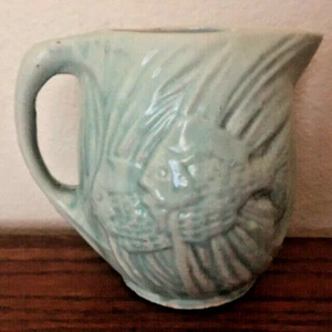 Antiques,American Art Pottery,Brush/ McCoy, Pitcher,Tropical Fish, 1900-1940,USA - Picture 1 of 9
