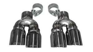 Kit de punta pulida doble Corsa 16-18 Cadillac ATS 3.6T 4 pulgadas entrada/4 pulgadas salida - Imagen 1 de 6