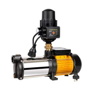 Giantz Garden Water Pump High Pressure 2000W 4-Stage Tank Irrigation Black - Picture 1 of 8