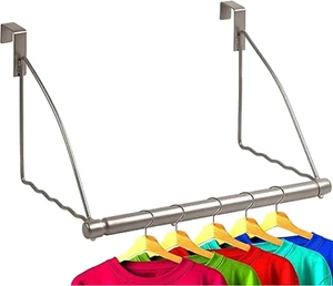 Over the Door Hanger - Door Rack Hangers for Clothes - Bathroom over Door Hanger - Picture 1 of 9