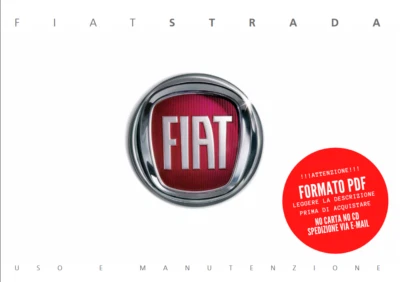 Libretto manuale istruzioni uso e manutenzione in PDF Fiat Strada - Immagine 1 di 4