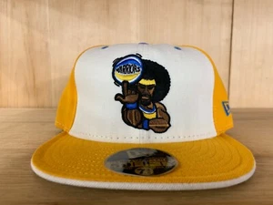 VINTAGE NEW ERA GOLDEN STATE WARRIORS FITTED HAT CAP YELLOW WHITE 59FIFTY  - Picture 1 of 5