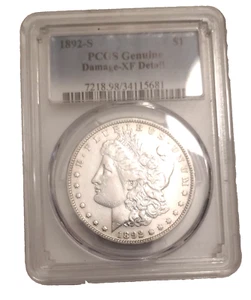 PCGS 1892-S Originalschaden XF Detail - Bild 1 von 2