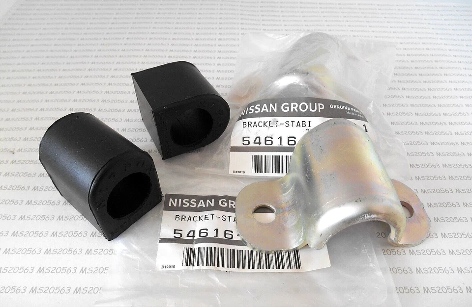 Barra estabilizadora delantera Datsun 1200 B110 B210 1970-73 soportes y bujes 20 mm Foto 1 de 3