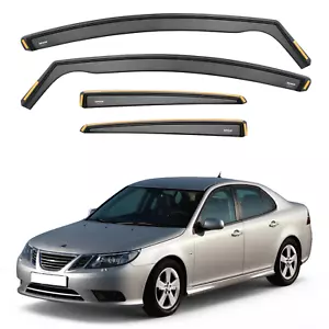 ISPEED Wind Deflectors for Saab 9-3 2002-2014 4-Door Saloon 4pc Set Accessories - Picture 1 of 10