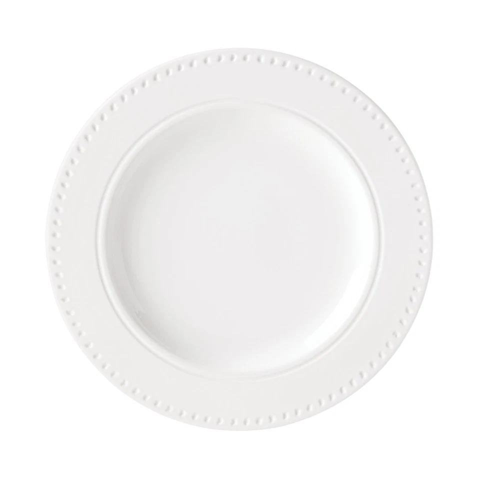 Cannon Street Cream Dinner Plate by Kate Spade New York, White - Image 1 of 1