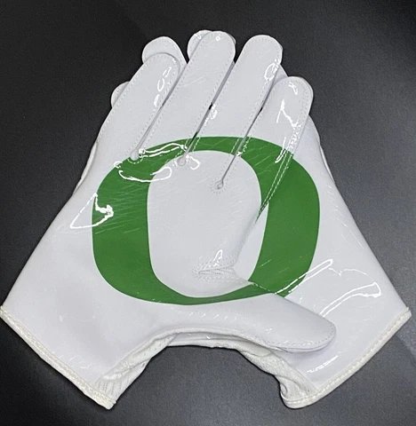 Nike Oregon Ducks Team-Issued PE Player Exclusive Vapor Knit Gloves BRAND NEW! Cover