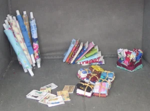 SEWING FABRIC ACCESSORIES FOR 1:12TH SCALE DOLLS HOUSE HABERDASHERY SHOP *
