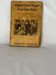 VTG Original Chuck Wagon Gang Hymn Book Paperback Extremely RARE!! - Foto 1 di 5