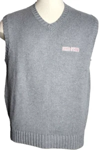 Vesi Sportswear Men's L Embroidered Sweater Vest Ohio State Buckeyes Spellout - Picture 1 of 8