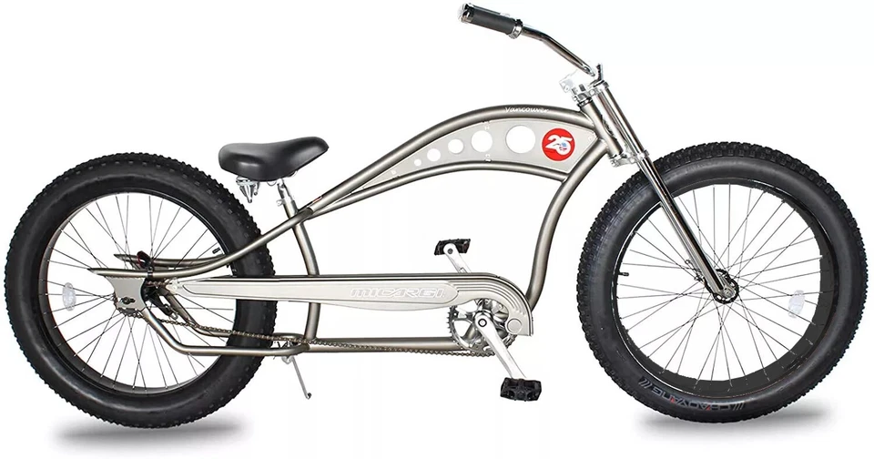 Bicicleta Chopper Lowrider Playa Elástica Cruiser Frenos de Montaña Bicicleta Big Fat Foto 1 de 4
