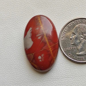 Natural red gray noreena jasper cabochon loose noreena jasper gemstone C5257 AU - Picture 1 of 5