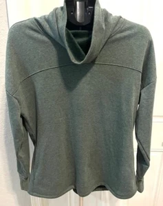 NWT RBX Active Cowl Neck Pullover Sweater Green Women's Large - Picture 1 of 9