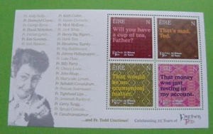 Ireland Father Ted Stamp Minisheet 25th Anniversary Commemorative Irish N Issue  - Picture 1 of 1