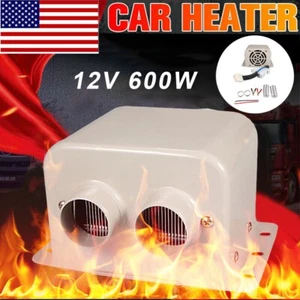 NEW 600W 12V Double Outlet Car Heater with Wiring and All Connections NIB - Picture 1 of 7