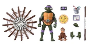 Teenage Mutant Ninja Turtles Donatello VHS Cartoon NECA Ultimate TMNT Pizza Club - Picture 1 of 8