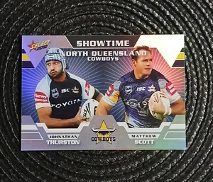 2012 SELECT NRL CHAMPIONS SHOWTIME - # ST9 COWBOYS - THURSTON & SCOTT - Picture 1 of 2