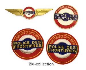 2 Badges And 2 Patches- Police Of Frontières. France - Picture 1 of 3