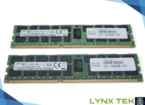 Lot of 2 Samsung 16GB 2Rx4 PC3-14900R 1866MT/S DDR3 RDIMM Server Memory - Picture 1 of 1