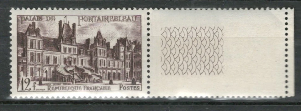 FRANCE EUROPE HISTORICAL CASTLES SITES LANDMARKS MNH STAMP w/ LABEL LOT (FR755) - Image 1 of 1