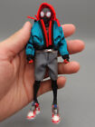 1/12 Spider-Man Miles Morales Hoodie Coat Shorts Fit 6'' Male Mafex Figure Body