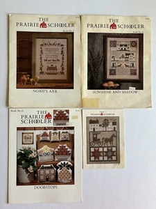 Prairie Schooler Lot of 4 - Noah's Ark, Sunshine & Shadow, Doorstops, Amish Life - Picture 1 of 2