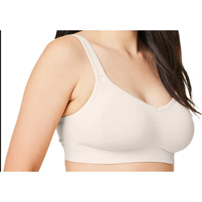 New w/ Defects! Bravado size M Everyday Sculpt Wire-Free Bra Antique White - Image 1 of 4