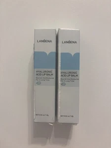 2 LANBENA Hyaluronic Acid Lip Balm Moisturizes, Repairs & Reduces Lip Lines 1pc - Picture 1 of 8