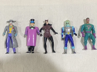 LOTE DE 5 VILLANOS BATMAN - FIGURAS DE ACCIÓN DE 5" AÑOS 90 - ¡Mujer Gato, Congelación y Más! Foto 1 de 4