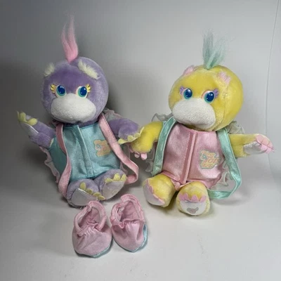 Mochila Mattel Turtle Tots Peluche Tortugas Trista Tutu Vintage Shell 1988 8.5" Foto 1 de 4